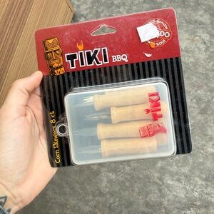 NIB Vintage TIKI BBQ Corn Skewers Set
